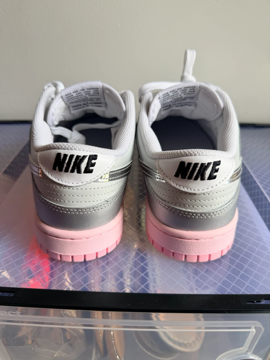 Nike Dunk Low Metallic Silver Pink - photo 4