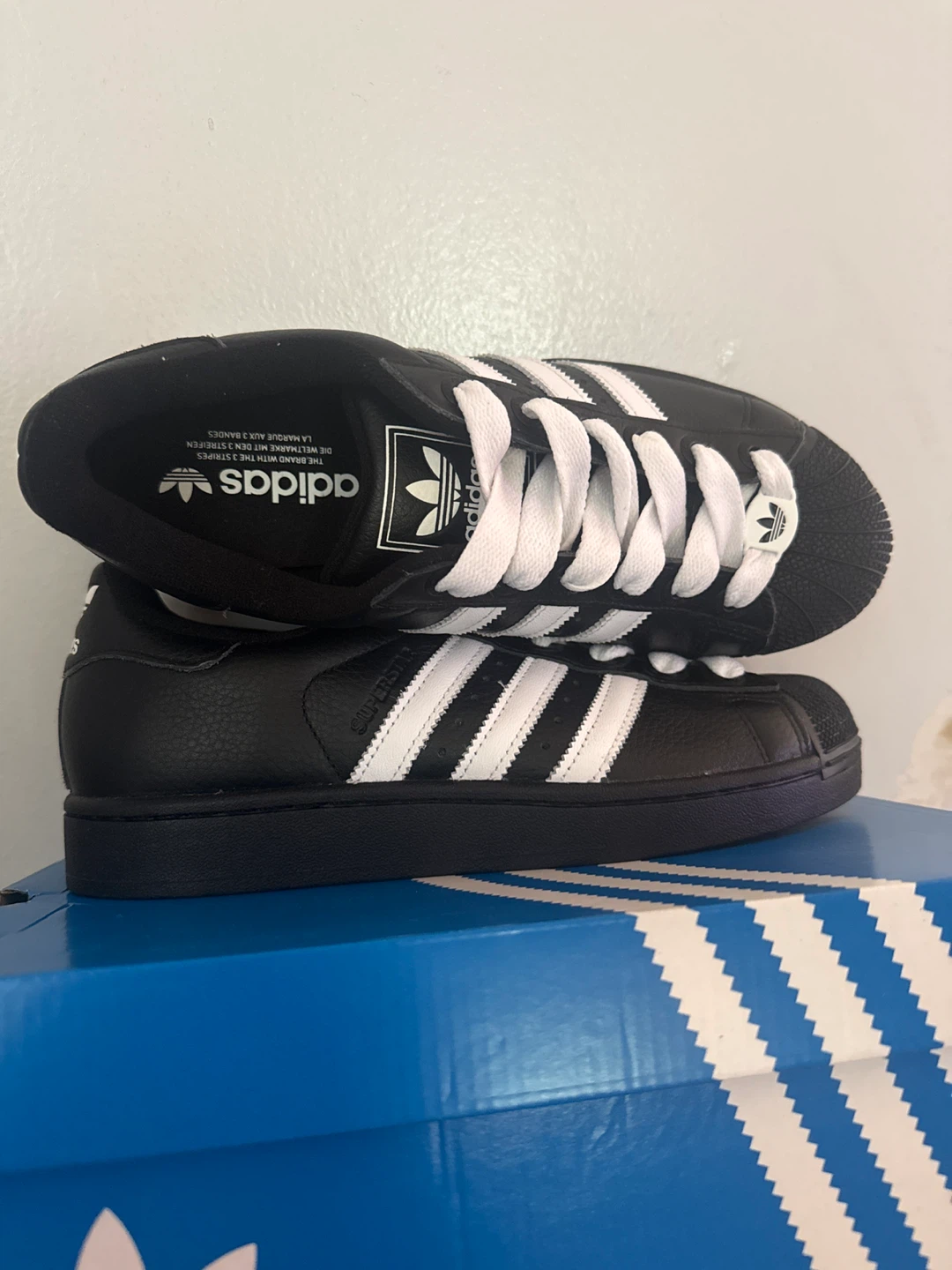 Adidas Superstar II Black and White Sneakers - photo 3
