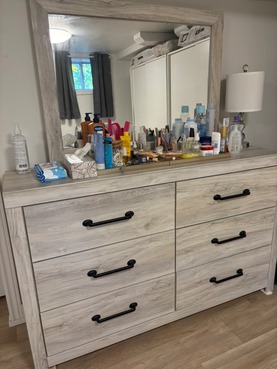 6-Drawer Dresser with Mirror - photo 2