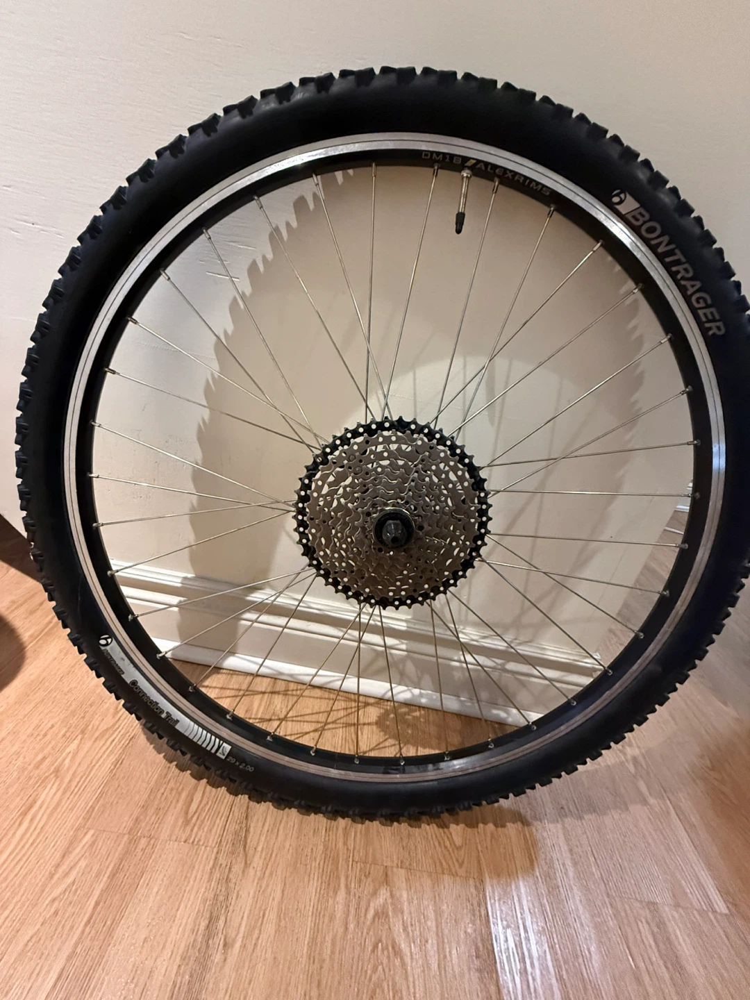 Bontrager 29 inch Bicycle Wheel with Cassette 9 Speed 11-46T