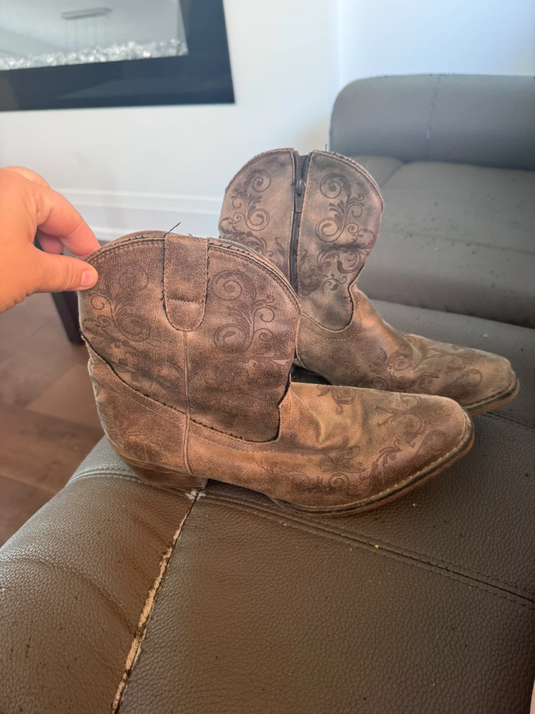 Roper Western short Cowboy Boots