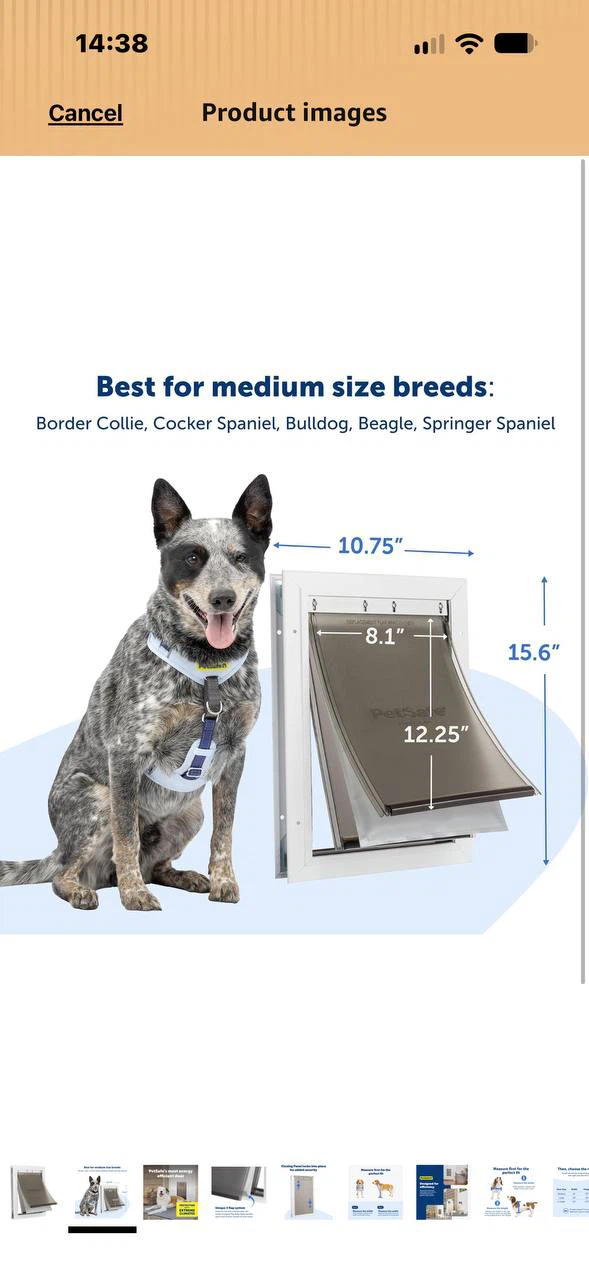 H1022 PetSafe Extreme Weather Aluminum Pet Door – Medium - photo 5