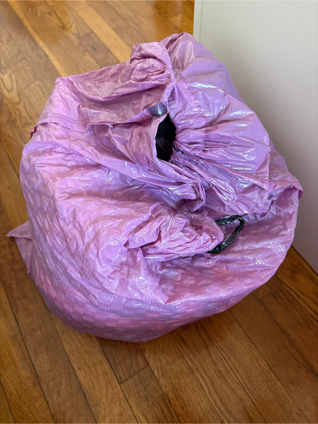 Bag with bunch of stuff.
