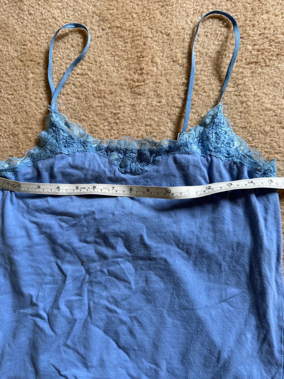 Hanes Blue Camisole Tank Top size Large