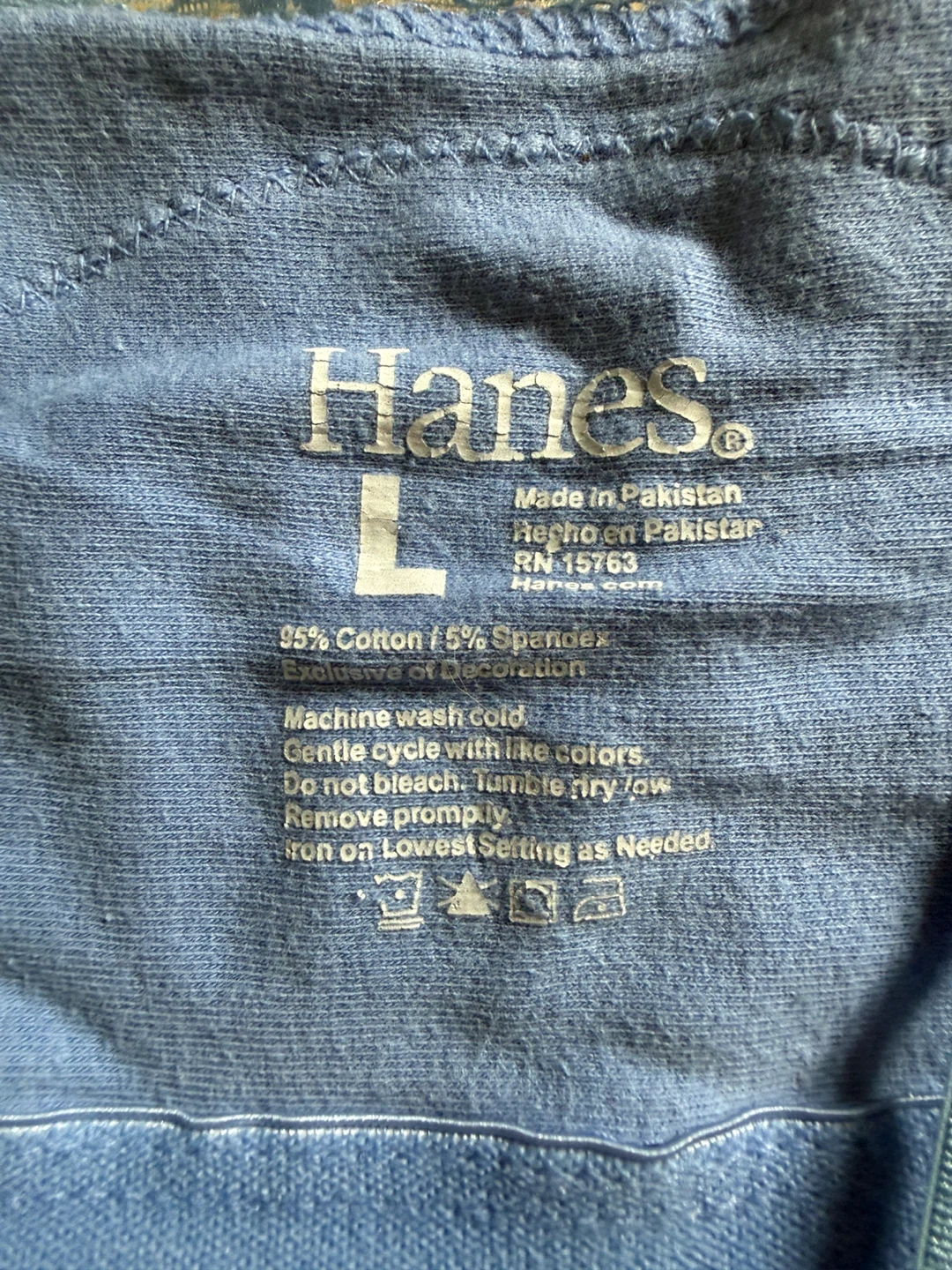 Hanes Blue Camisole Tank Top size Large - photo 3