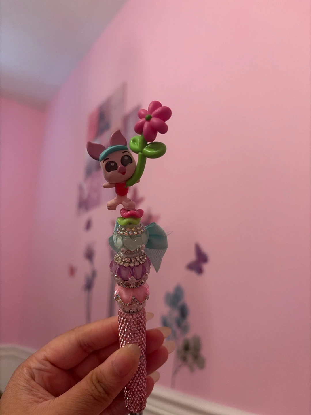 Disney Piglet Character Beaded Pen