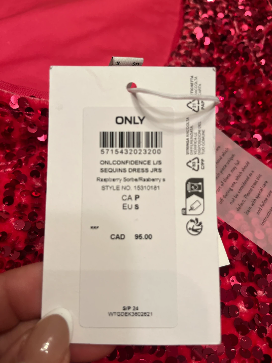 ONLY Confidence Long Sleeve Sequin Dress - photo 3