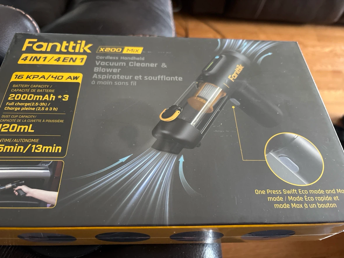 NEW Fanttik X200 Mix Cordless Handheld Vacuum & Blower
