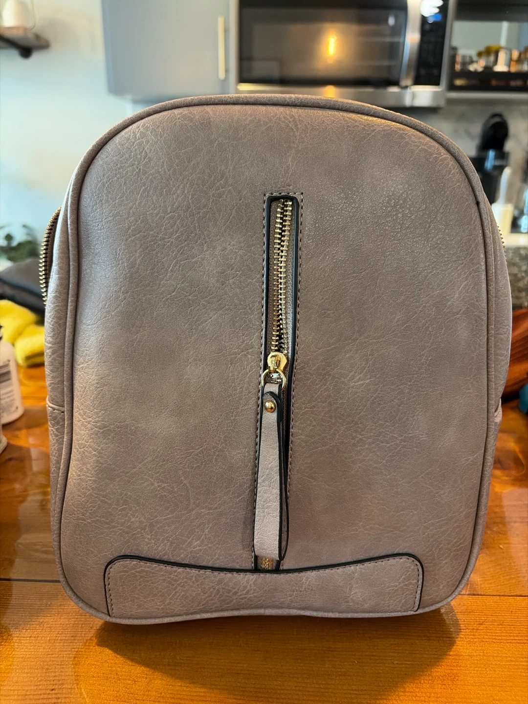 Taupe Mini Backpack