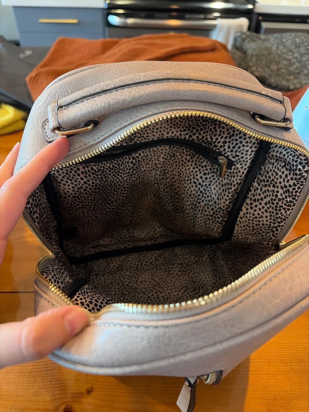 Taupe Mini Backpack - photo 2