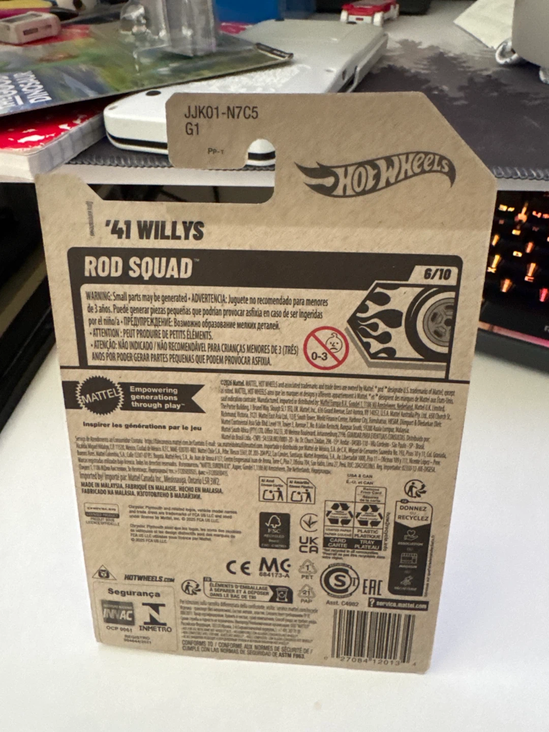 Hot Wheels 41 Willys Rod Squad Diecast Car - photo 2