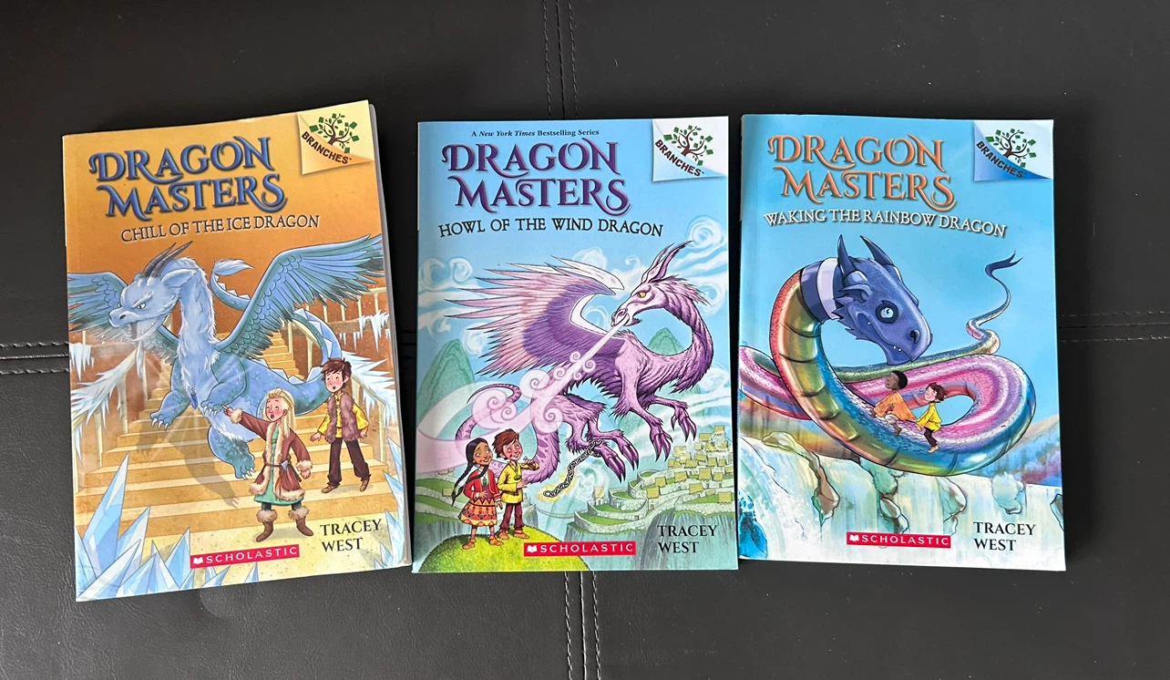 3 Dragon Masters Books by Tracey West
