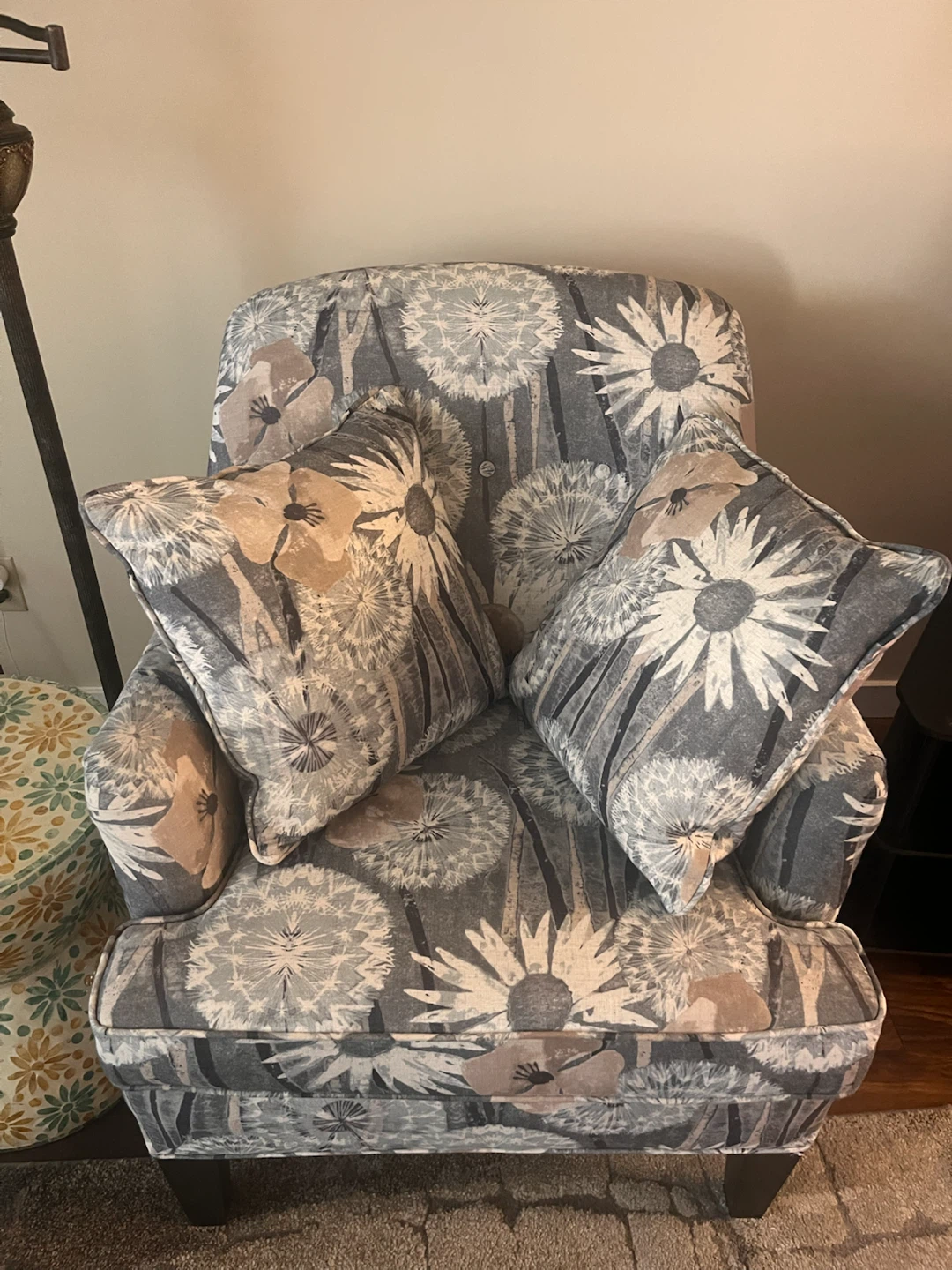 Floral pattern armchair - photo 4