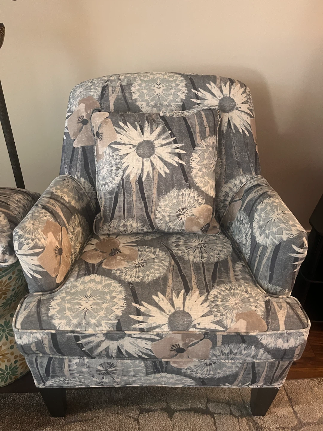 Floral pattern armchair - photo 5