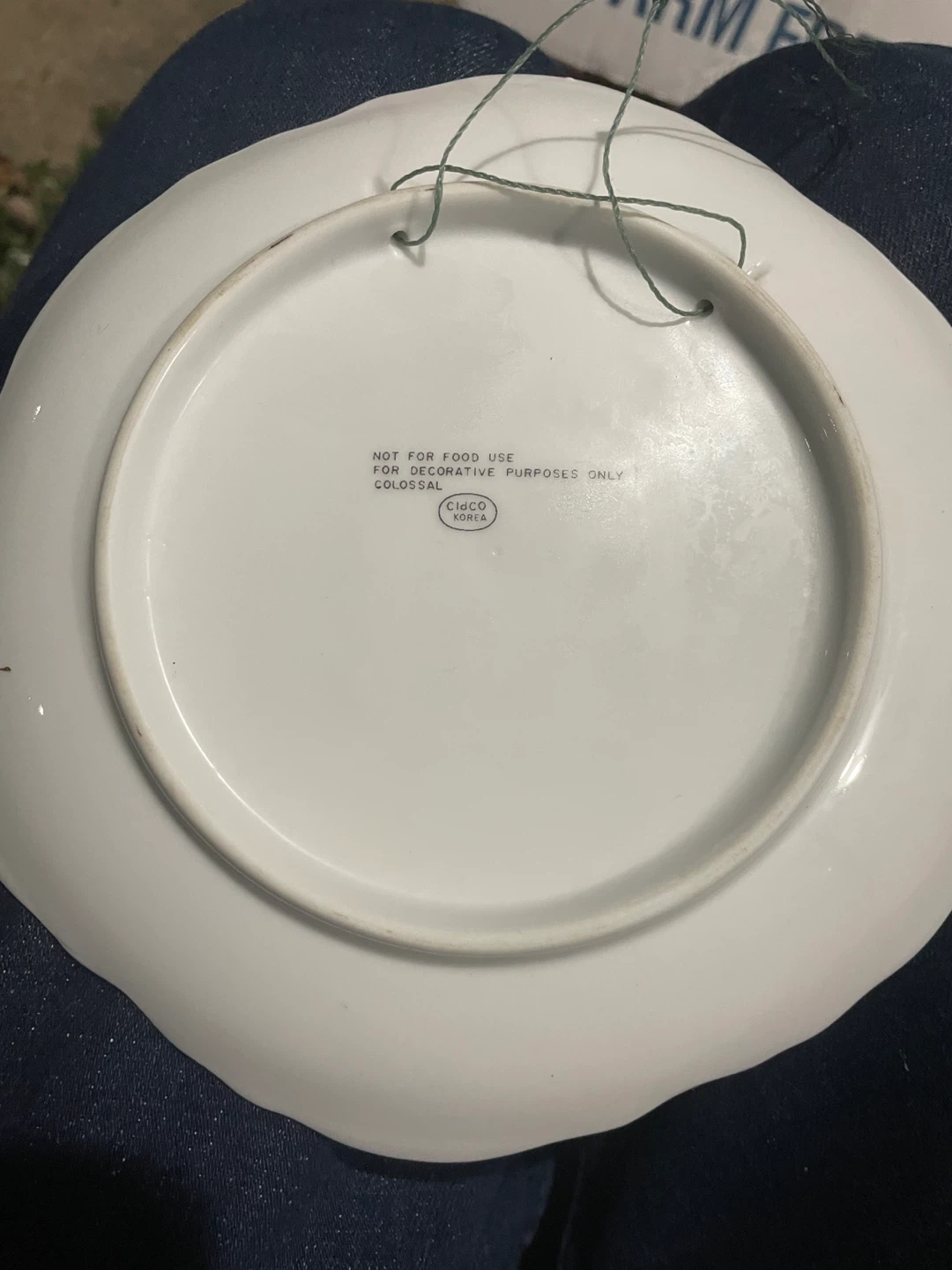Currier & Ives The Farmers Home Decorative Plate