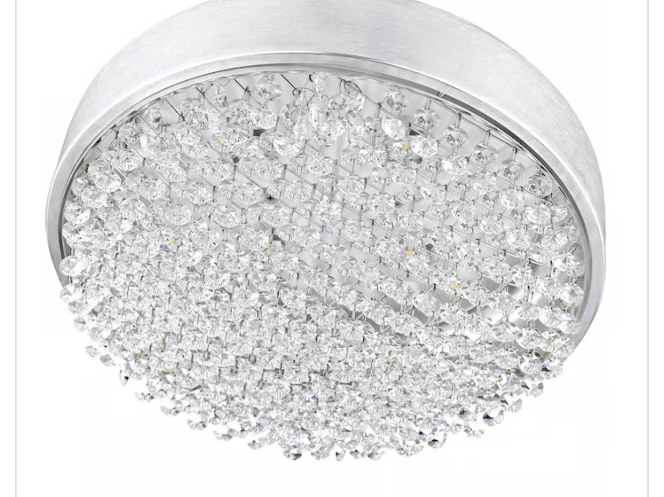 Crystal Flush Mount Ceiling Light