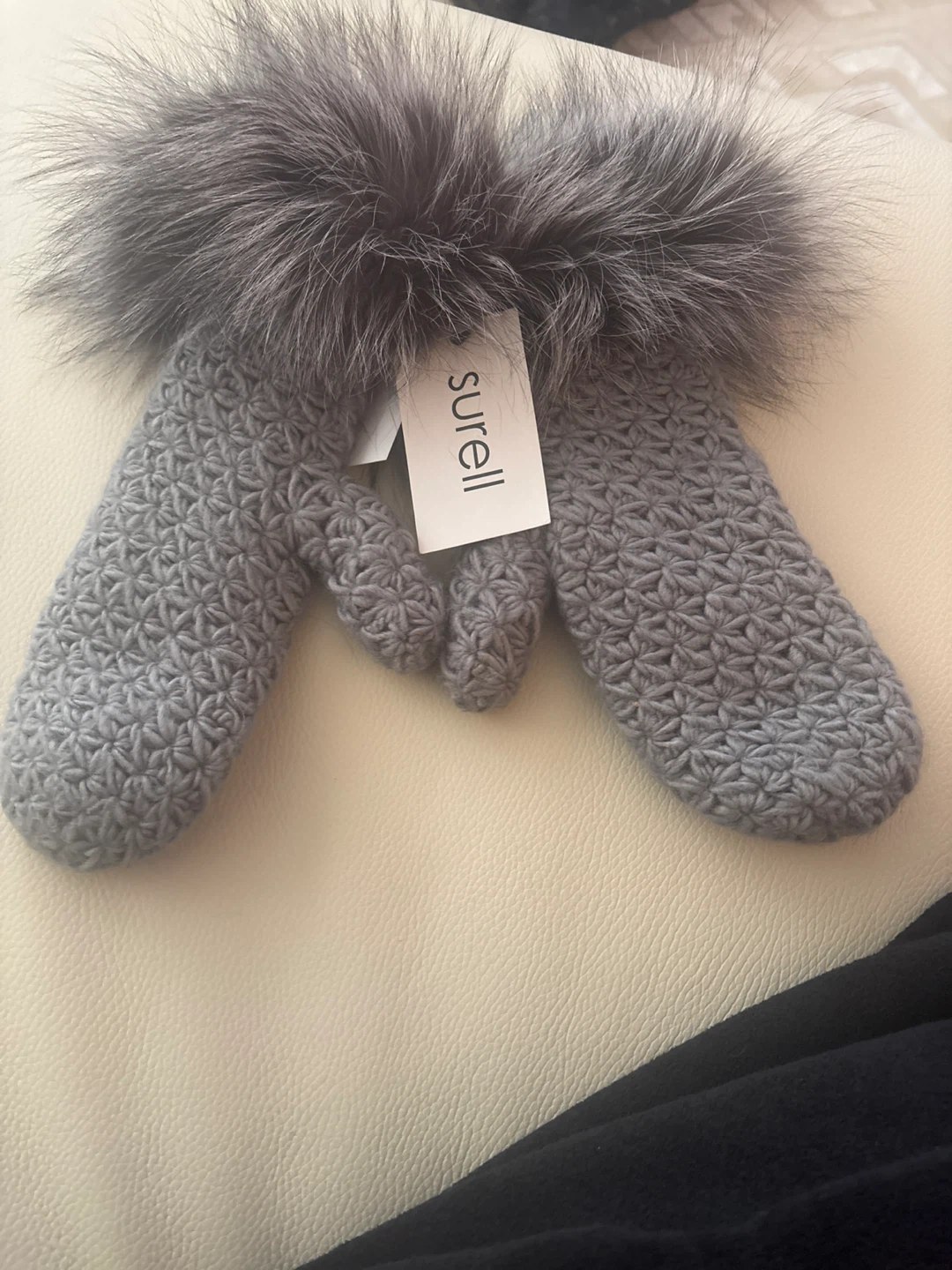 Surell Starfish Handmade Knit Mittens - photo 2