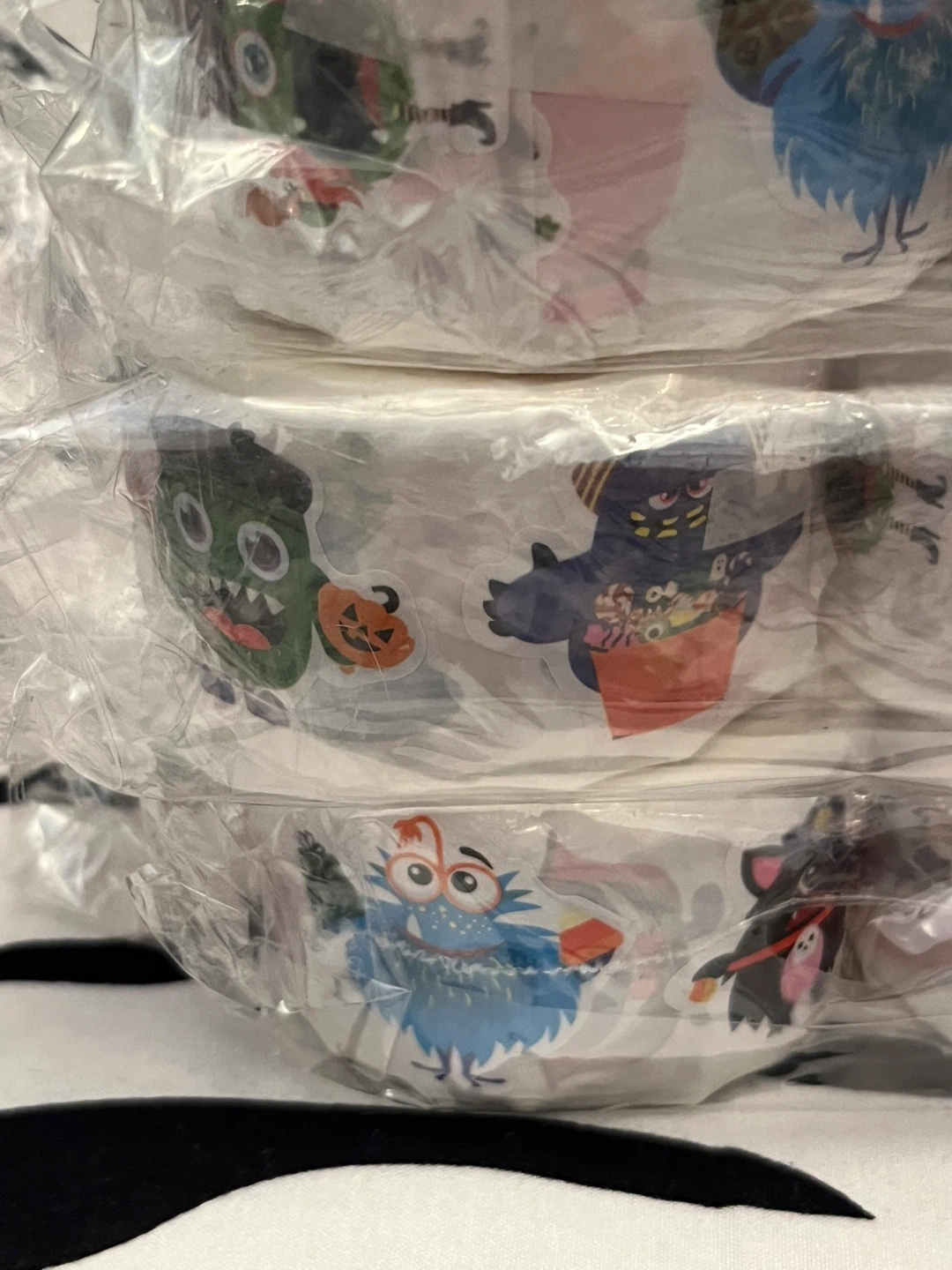 🎃 👹 Rolls of 500 count Monster stickers $10 each roll 👹🎃 - photo 2