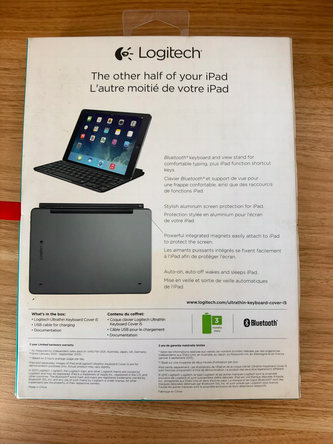 Logitech Ultrathin Keyboard Cover for iPad Air - photo 4