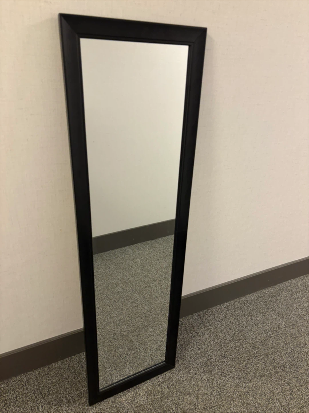 Black Full-Length Wall Mirror - photo 2