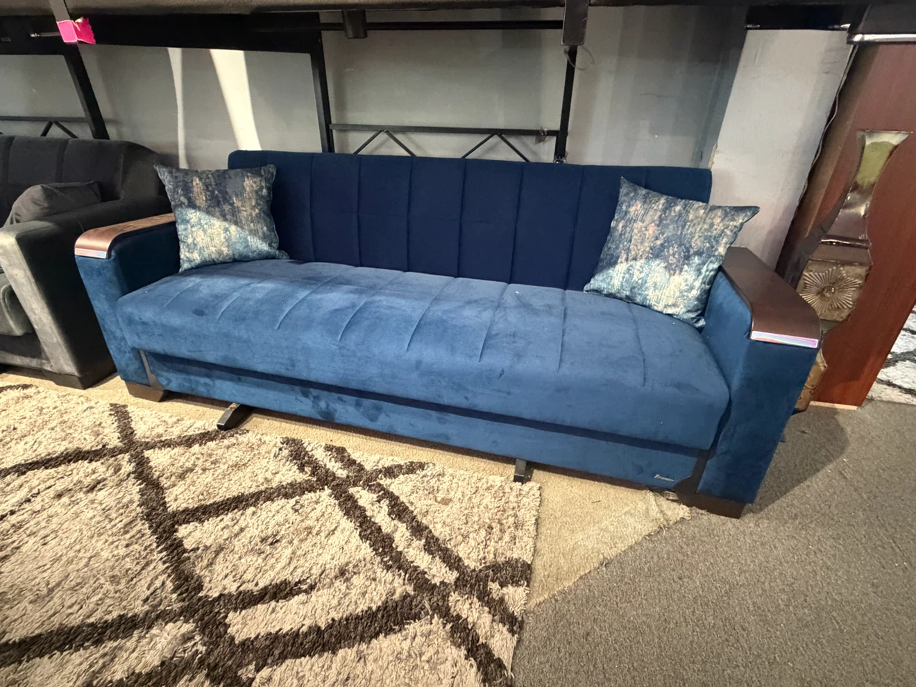 Modern Convertible Sofa Bed with Storage