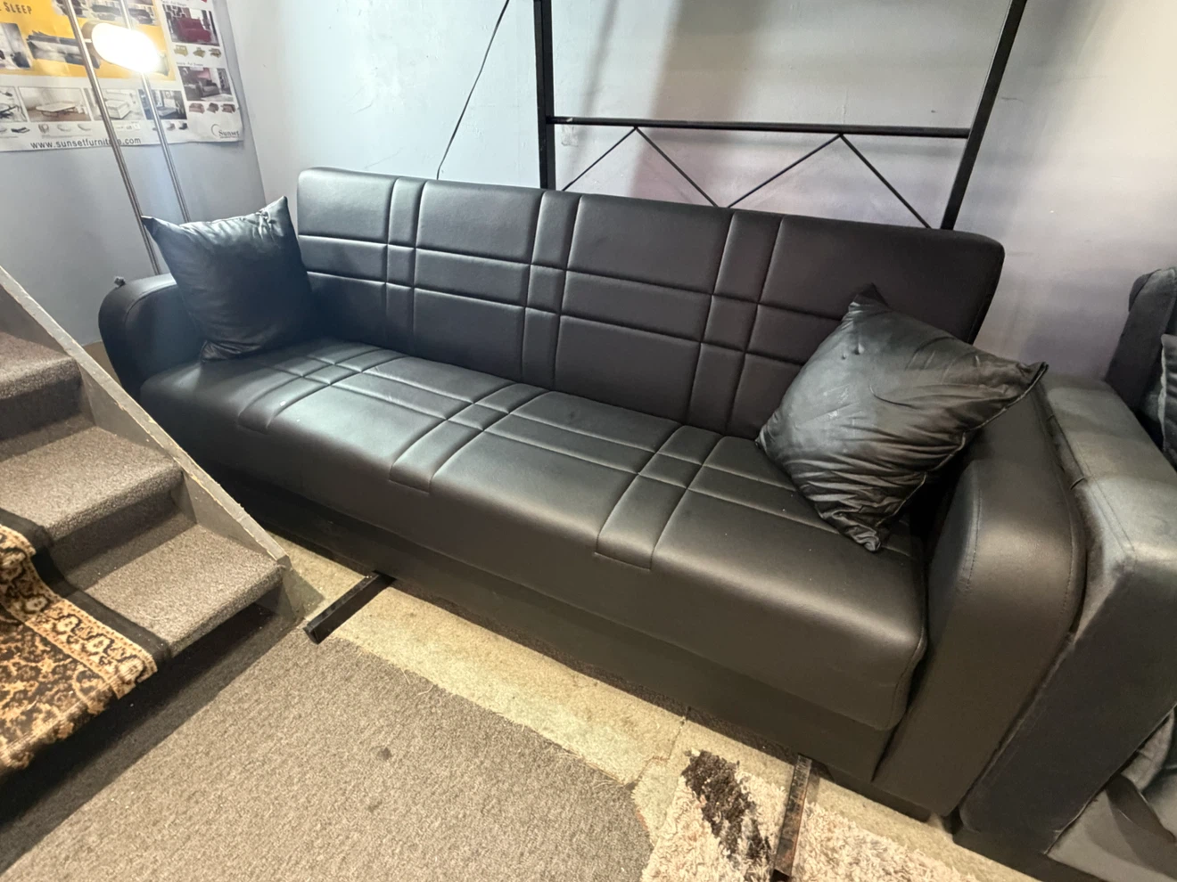 Modern Convertible Sofa Bed with Storage - photo 4