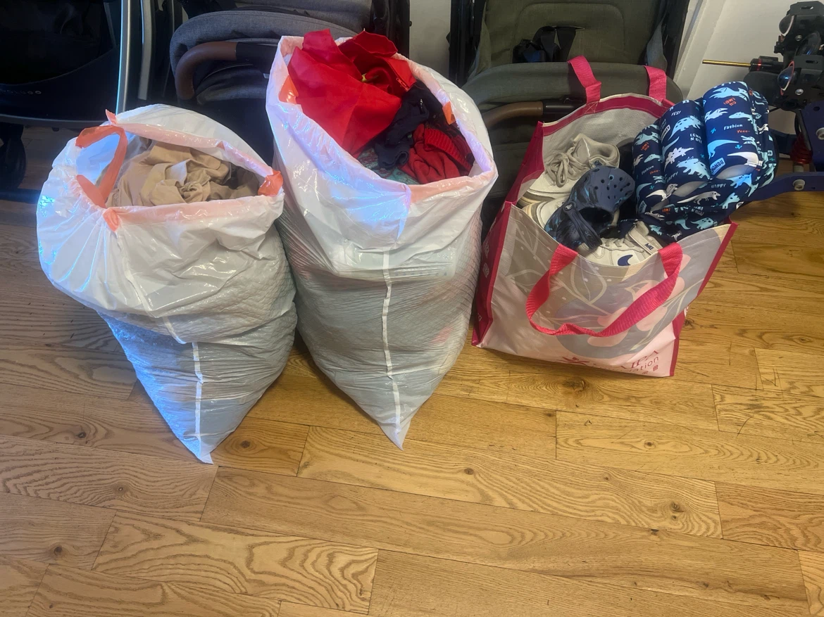Assorted Children's Clothing and Shoes Bundle