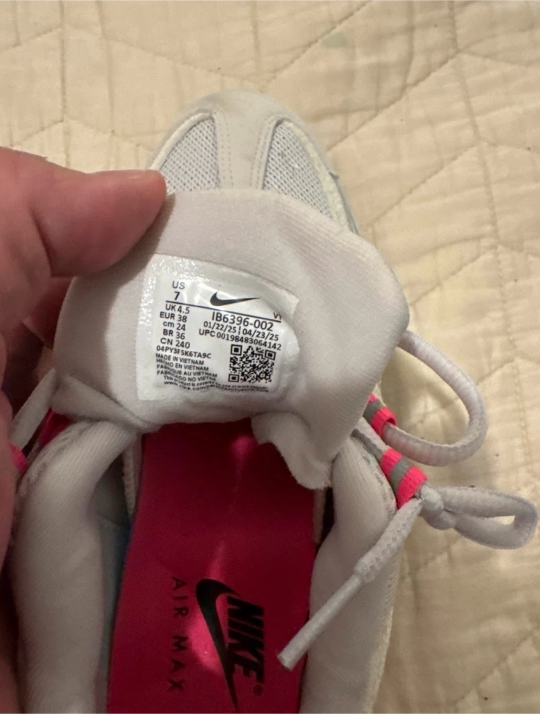 Nike WMNS Air Max 95 OG Big Bubble "Vast Grey/Hyper Pink" - photo 2