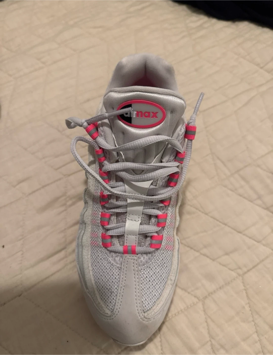 Nike WMNS Air Max 95 OG Big Bubble "Vast Grey/Hyper Pink" - photo 4