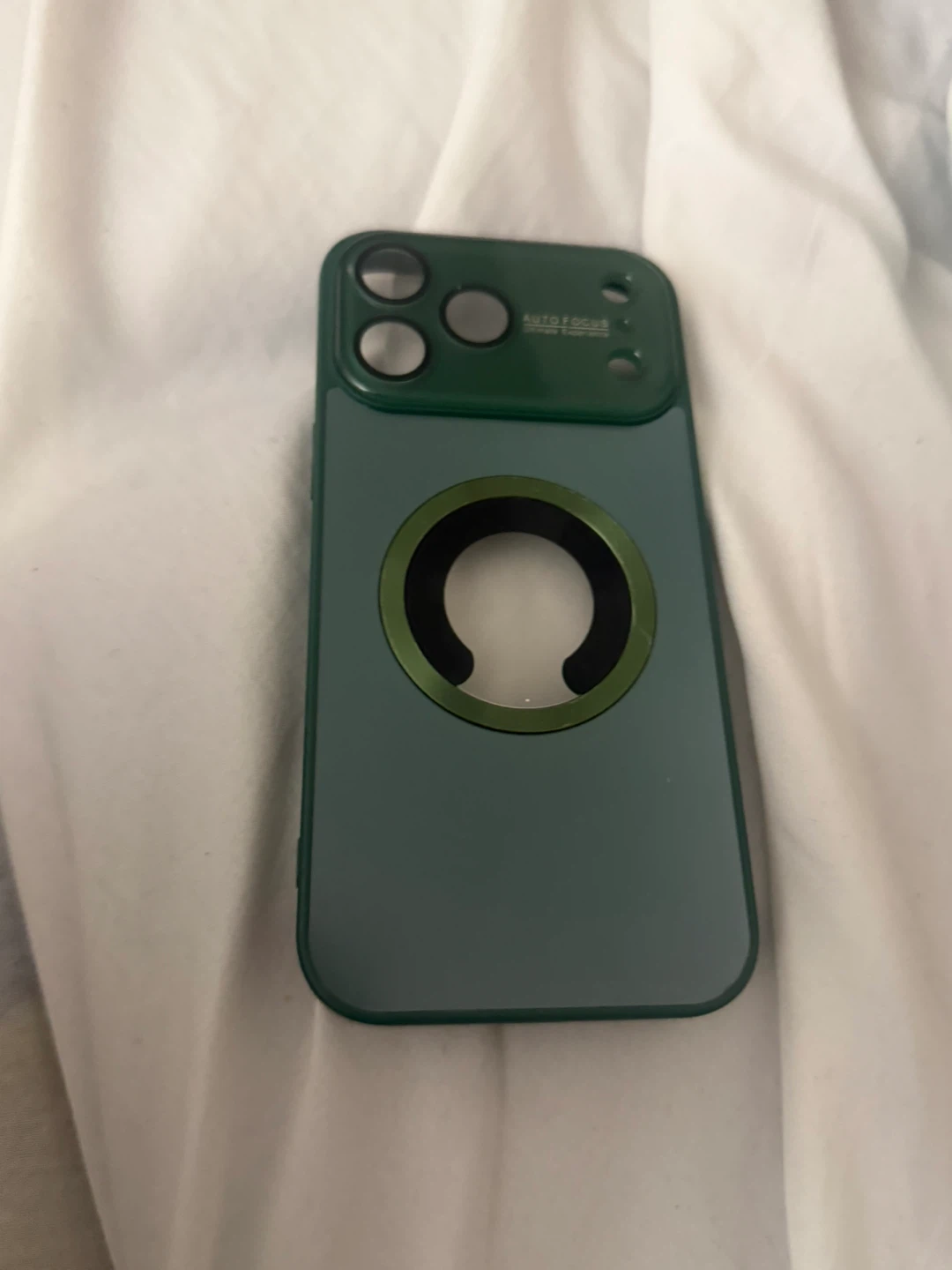 Green Auto Focus Phone Case Iphone 17 PM