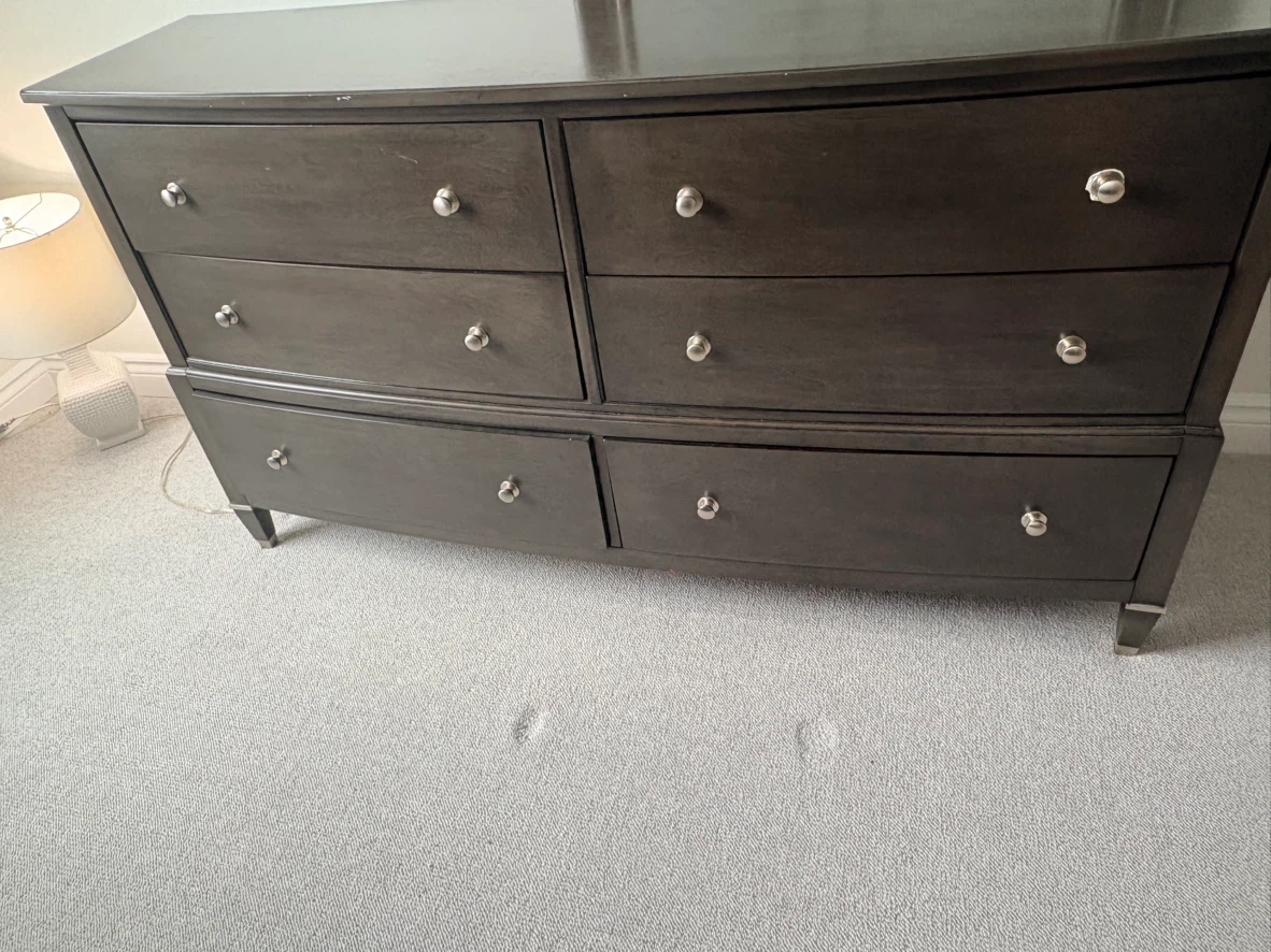 Bedroom 2 dresser mirror queen bed frame