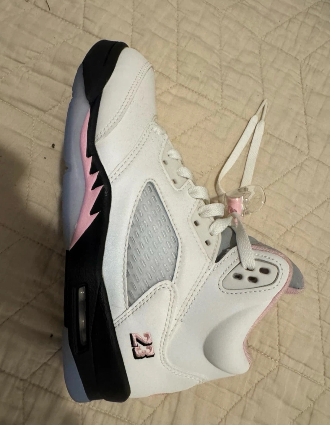 Air Jordan 5 Retro GS medium soft pink