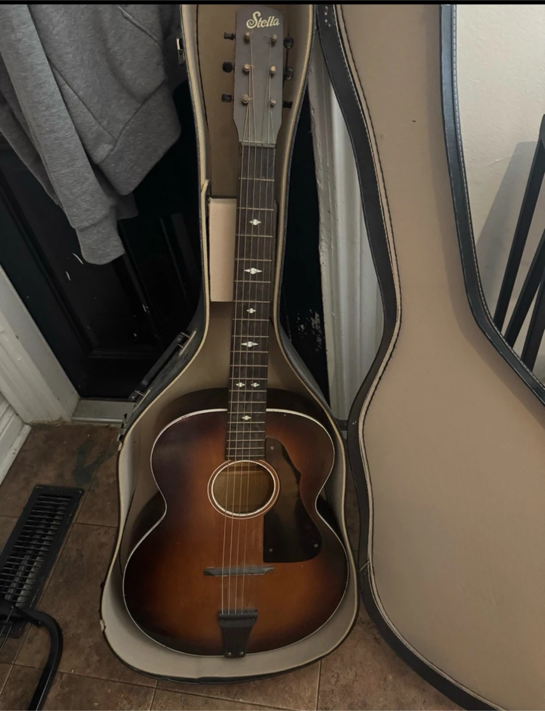 Stella Acoustic Guitar with Hard Case