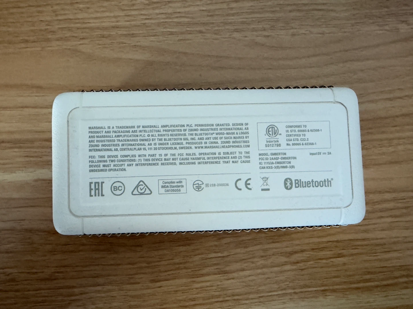 Marshall Emberton Bluetooth Speaker - photo 3