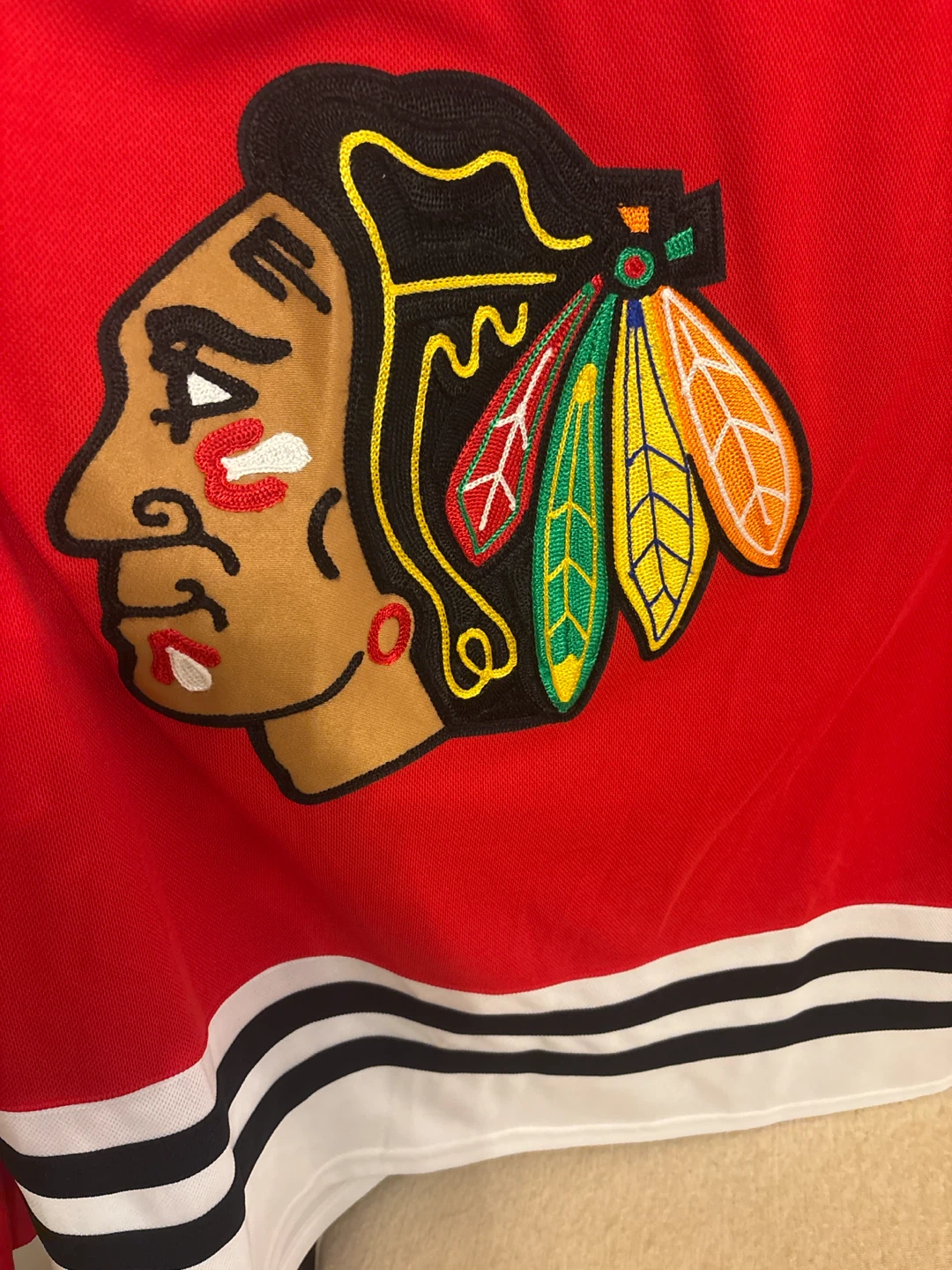 Adidas Chicago Blackhawks Primegreen Jersey Size 60 - photo 4