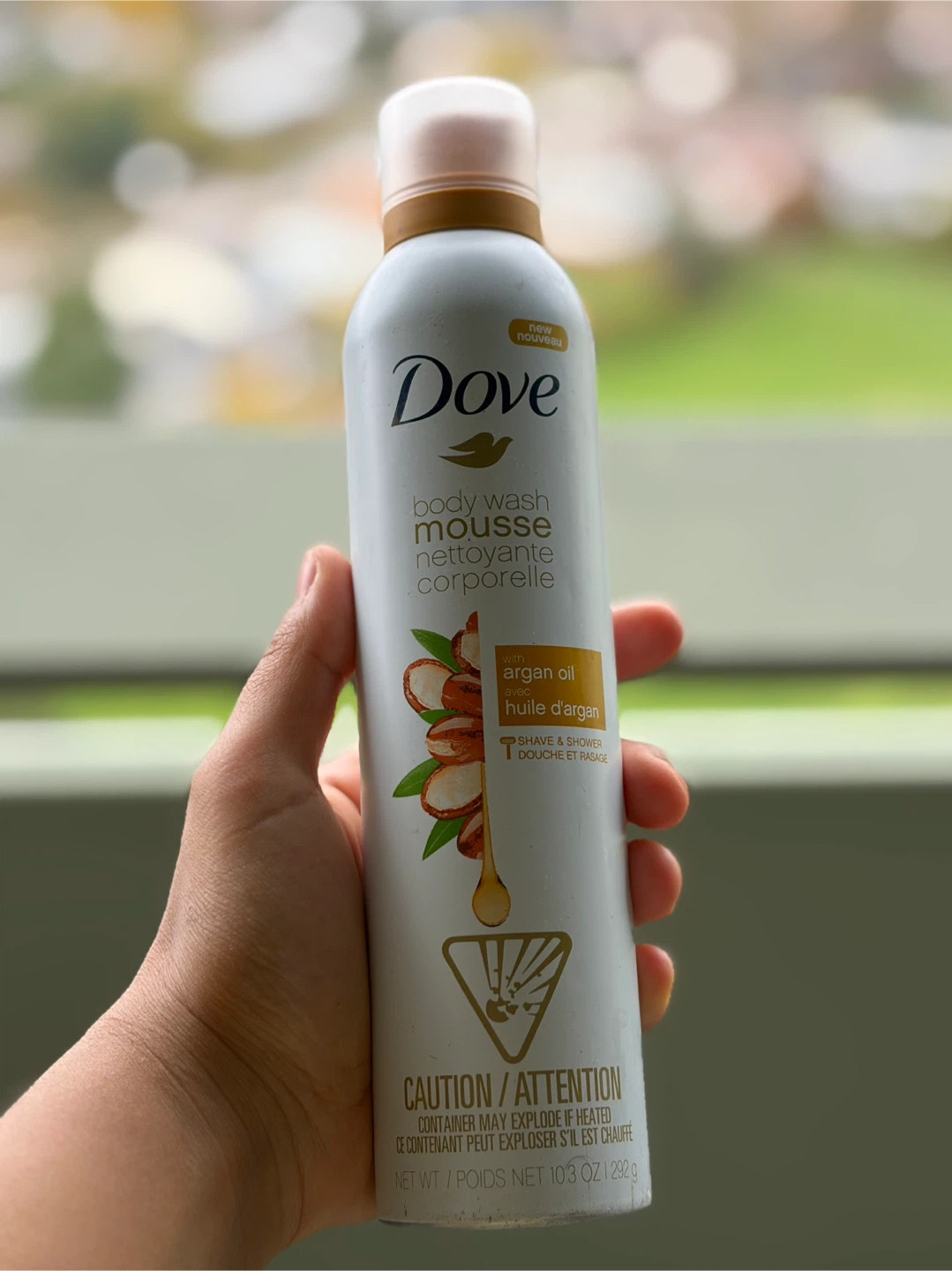 Dove Body Wash Mousse with Argan Oil