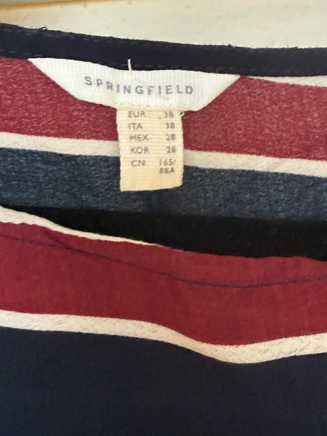 Springfield Striped Long-Sleeve Dress – Size 36 (S) - photo 3