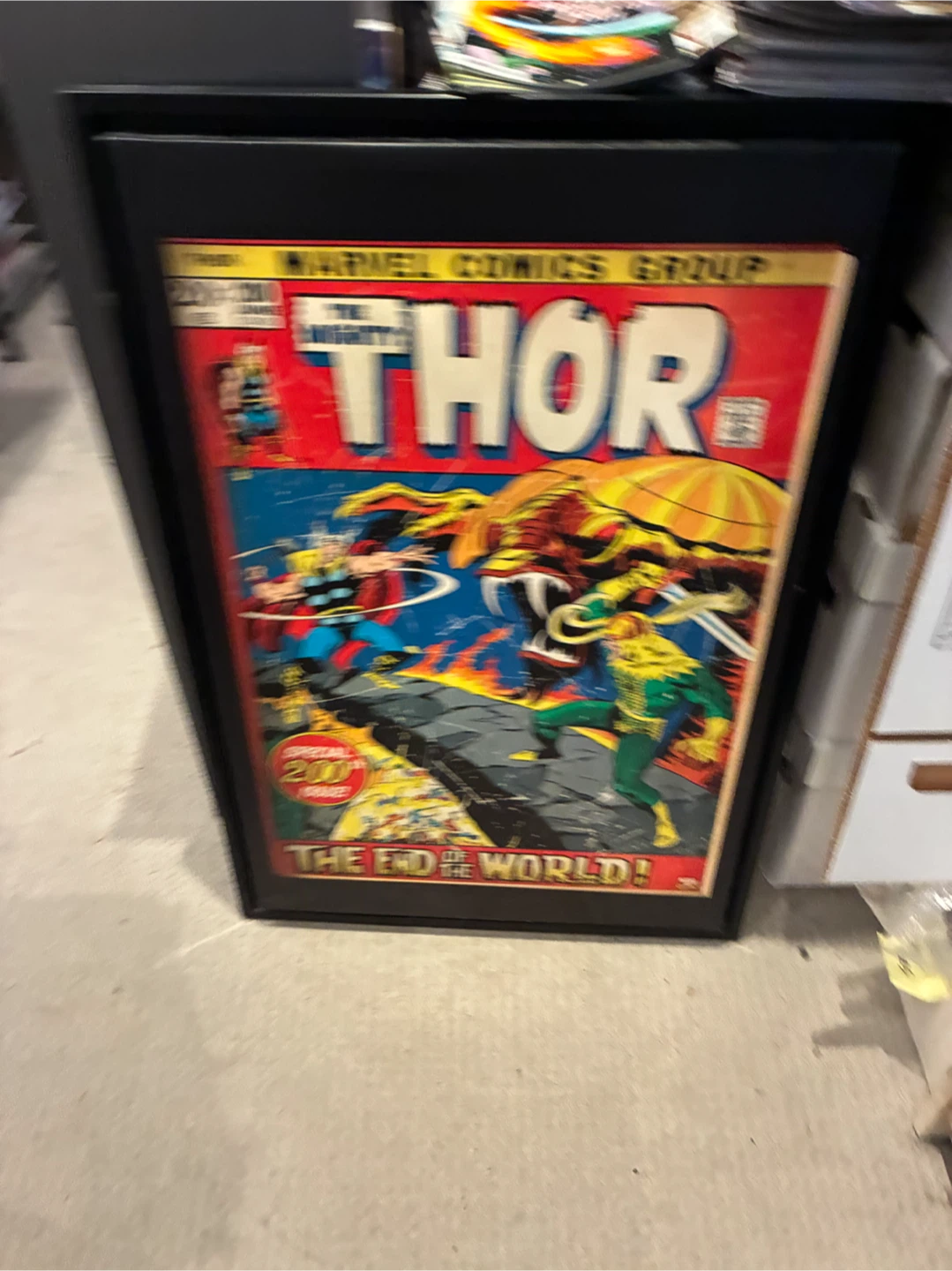 Framed Marvel Comics The Mighty Thor #200 Poster