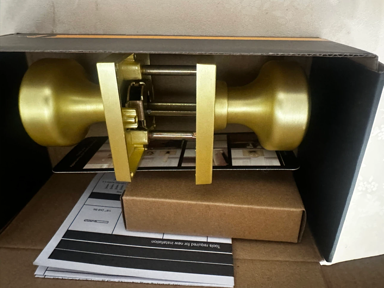 NCSEN Gold Door Knob Set - photo 3