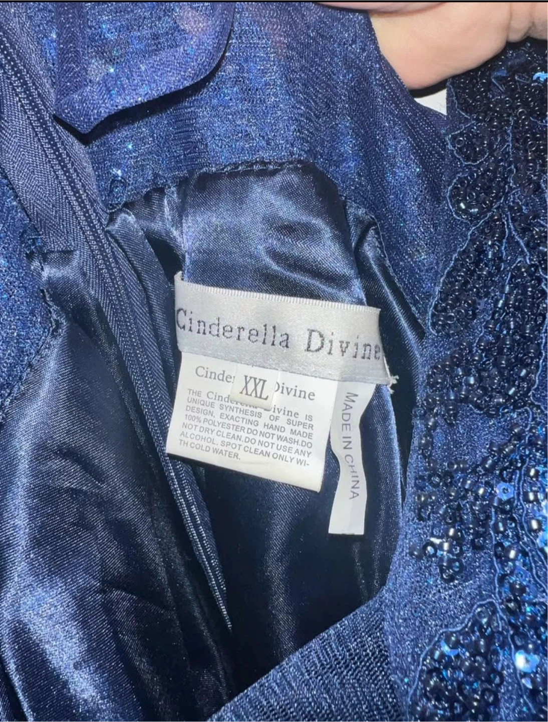 Cinderella Divine Navy Blue Gown - photo 2