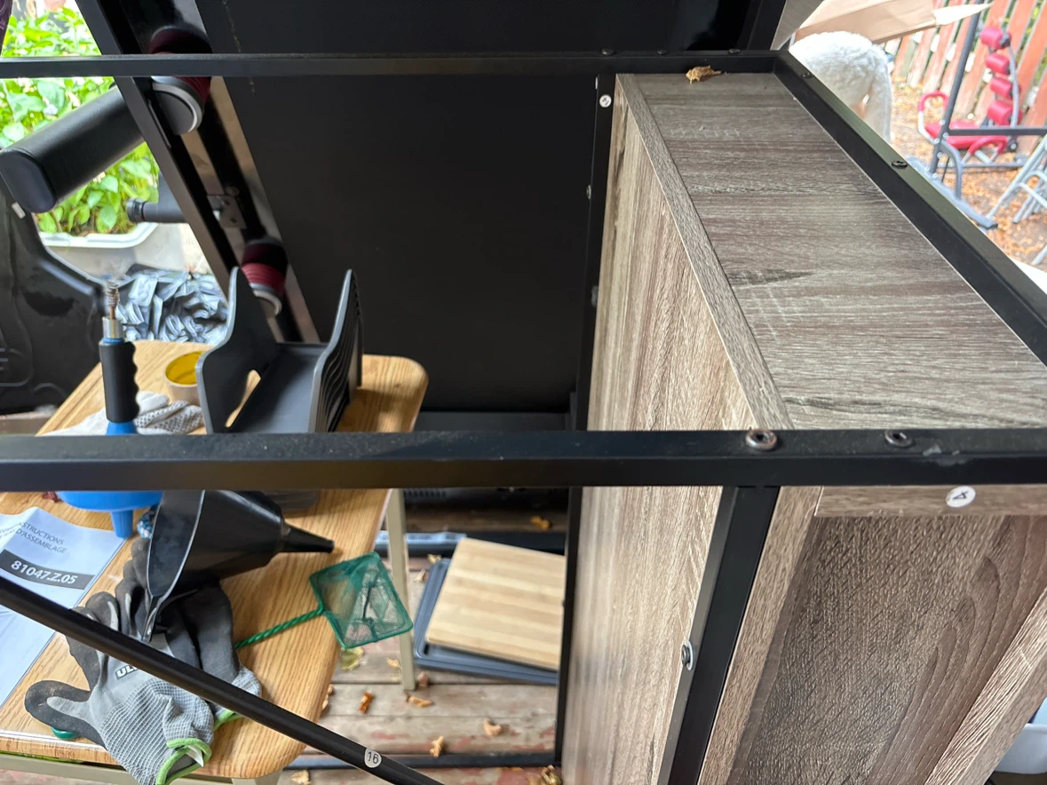 Safdie & Co. 48L Computer Desk in Dark Taupe - photo 3