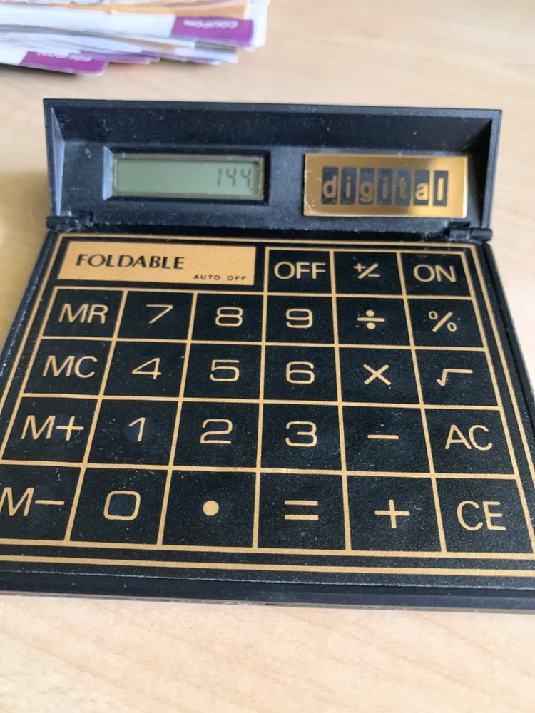 Digital Foldable Calculator
