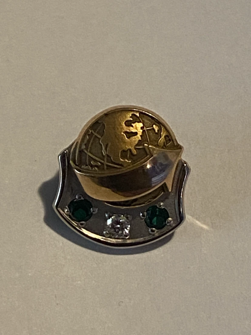 Vintage 14K Solid Gold Pan Am Airline Service Pin – O.C. Tanner - photo 4
