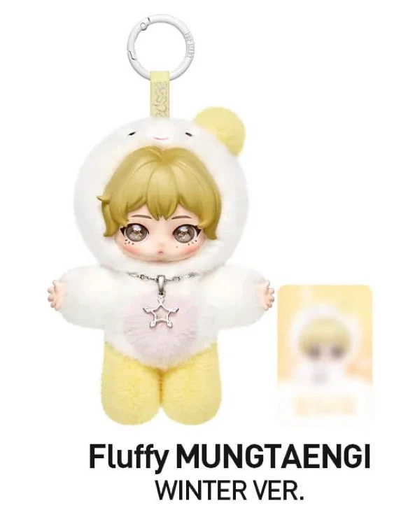 Pop Mart Fluffy Mungtaengi Winter Ver. Plush Keychain