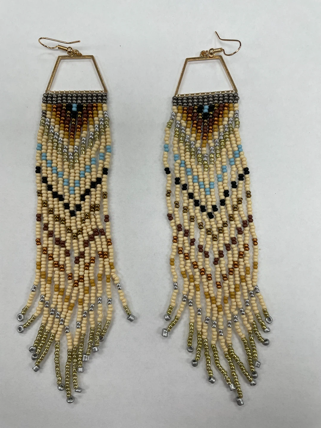 Assorted Beaded Fringe Statement Earrings 2pairs for $20 - photo 3