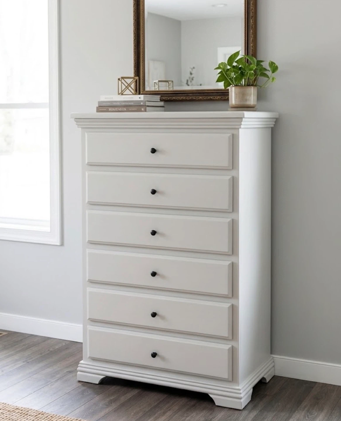 6-Drawer Tall Dresser