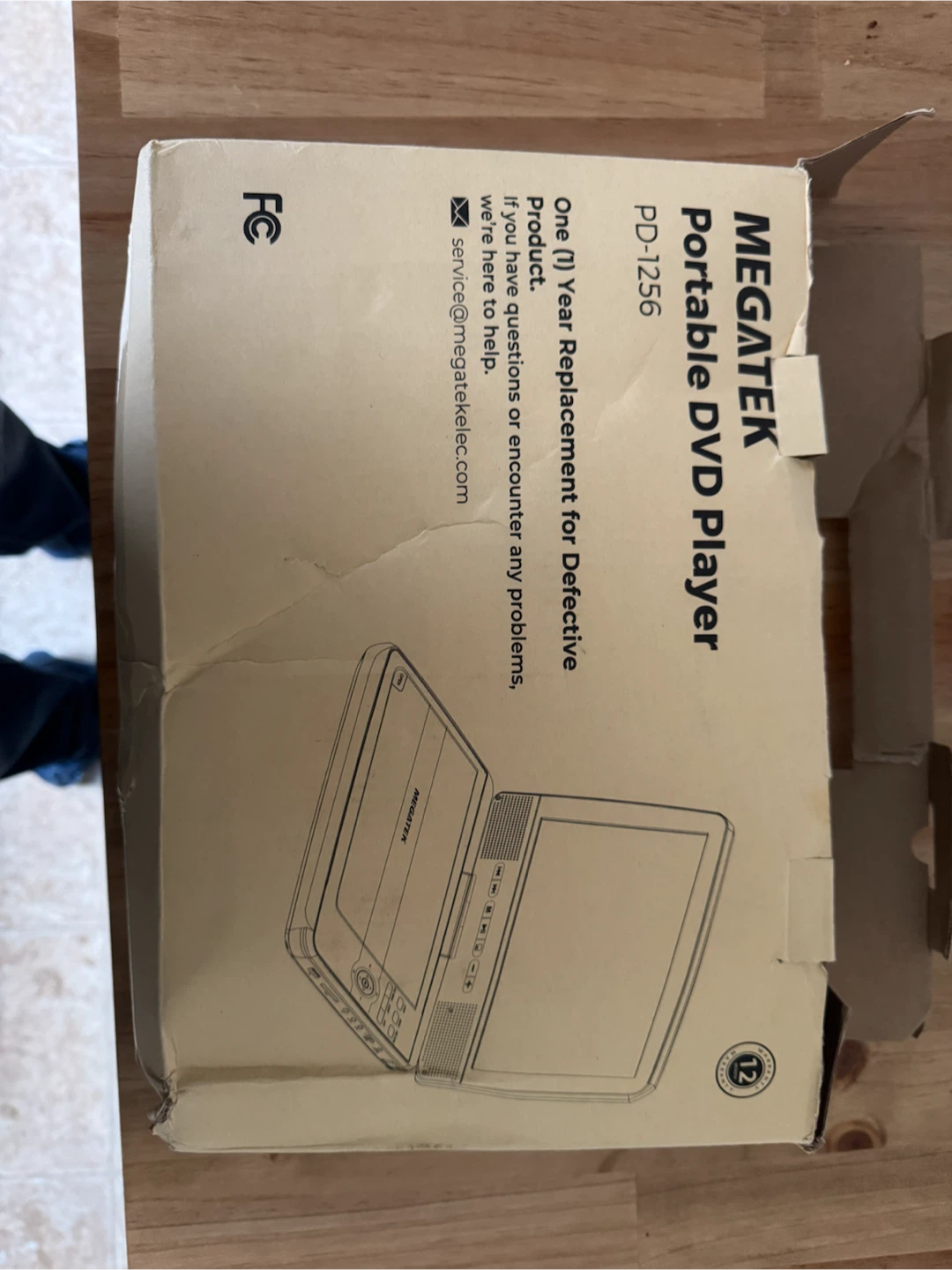 Megatek Portable DVD Player PD-1256 - photo 3