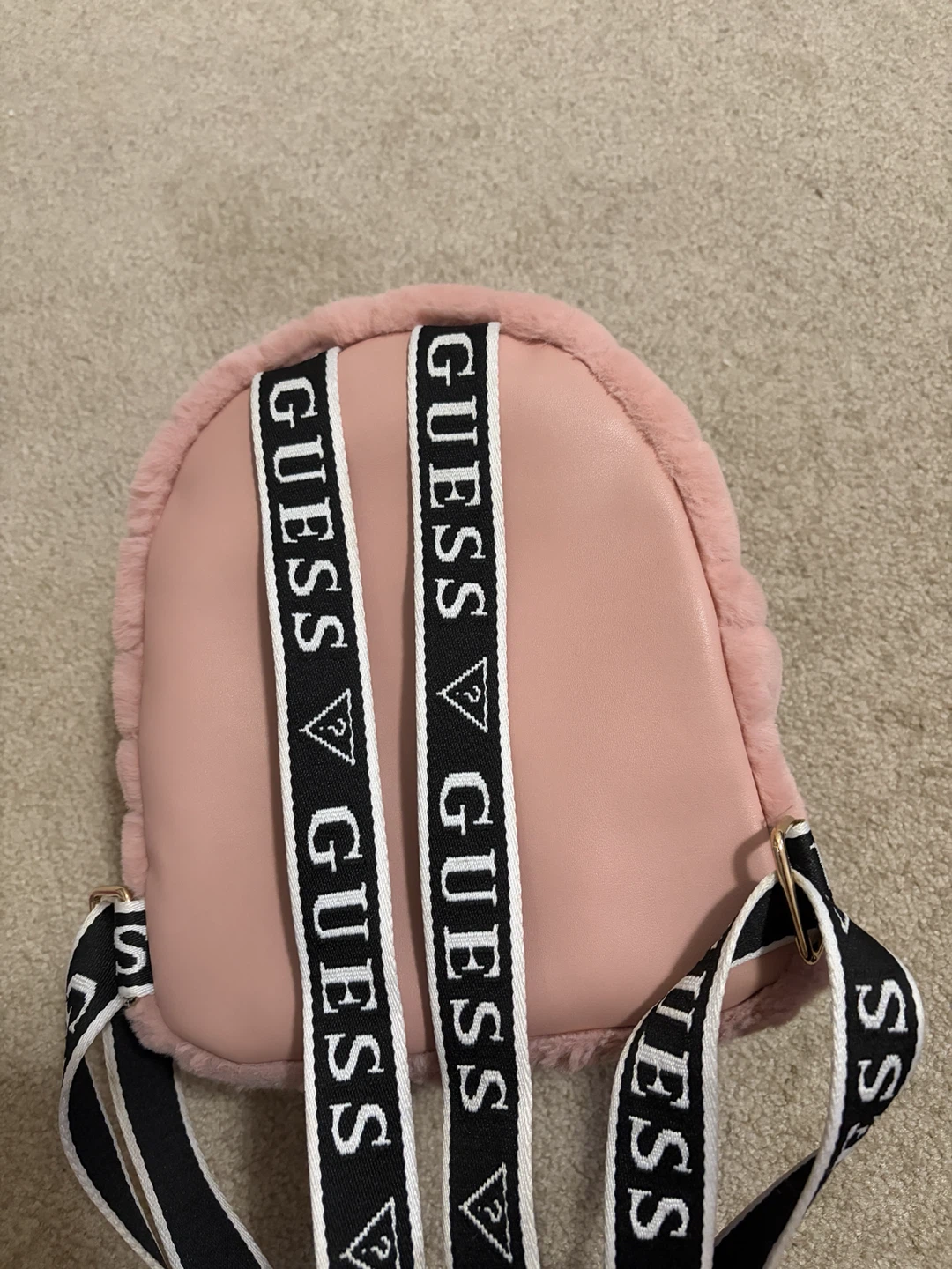 GUESS Faux Fur Mini Backpack - photo 2