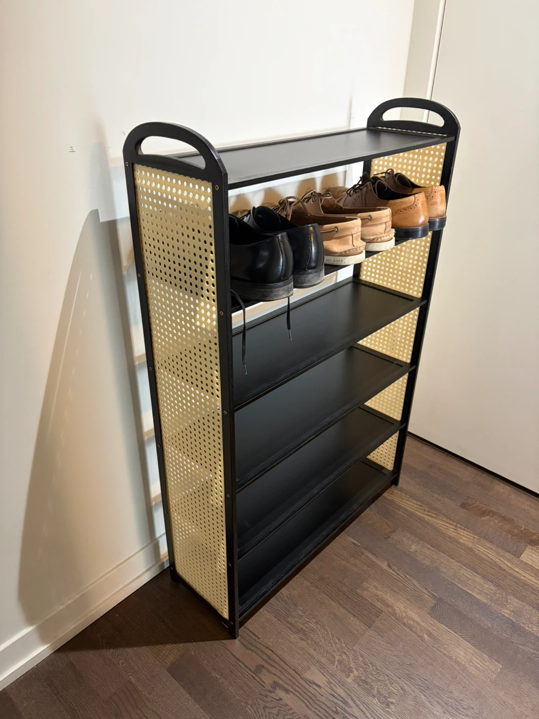 Black and Tan Shoe Rack - photo 2