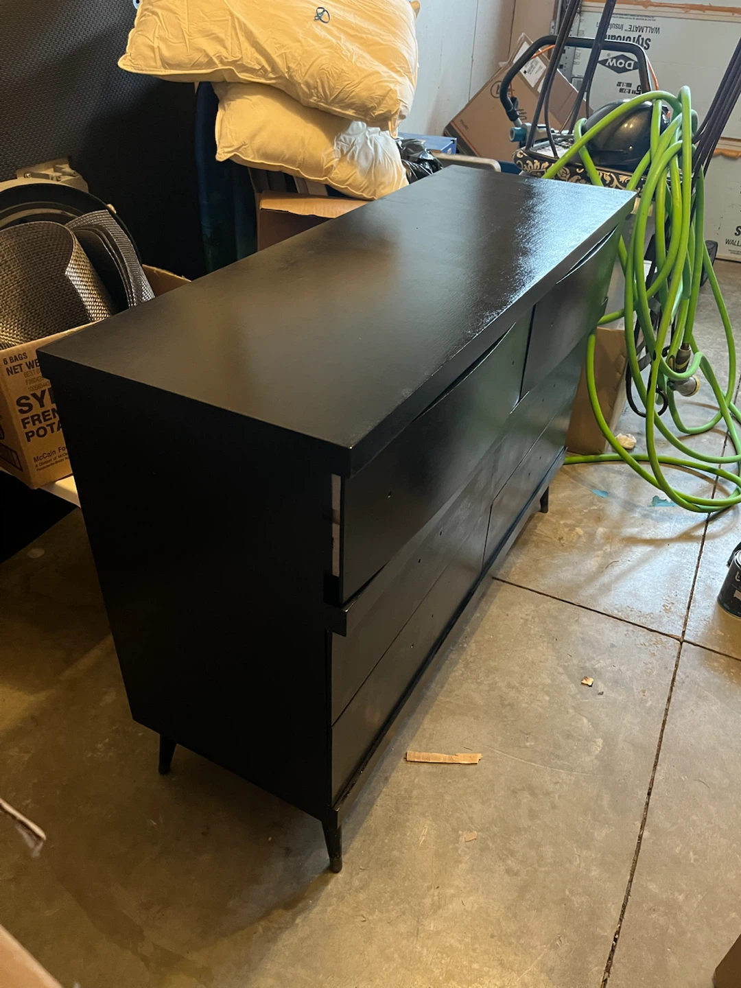 Black 6-Drawer Dresser - photo 3